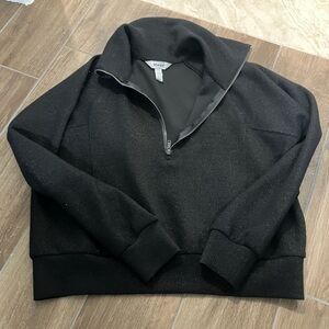 SPANX Black Shimmer Sweater